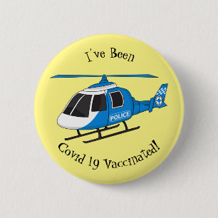 Cartoon helikopter helikopter helikopter van de po ronde button 5,7 cm