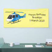 Cartoon helikopter helikopter helikopter van de po spandoek (Beurs)