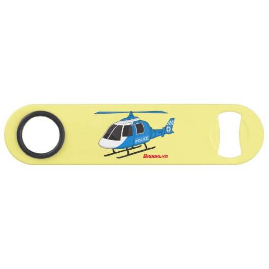 Cartoon helikopter helikopter helikopter van de po speed flessenopener (Voorkant (Horizontaal))