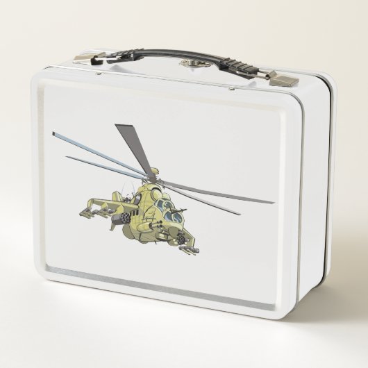 Cartoon Helikopter "Hind" (Achterkant)