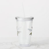 Cartoon Helikopter "Hind" Acryl Drinkbeker (Links)