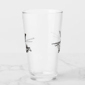 Cartoon Helikopter "Hind" Glas (Links)