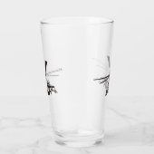 Cartoon Helikopter "Hind" Glas (Rechts)