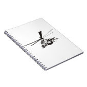 Cartoon Helikopter "Hind" Notitieboek (Rechterzijde)