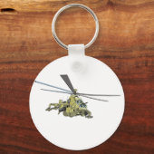 Cartoon Helikopter "Hind" Sleutelhanger (Voorkant)