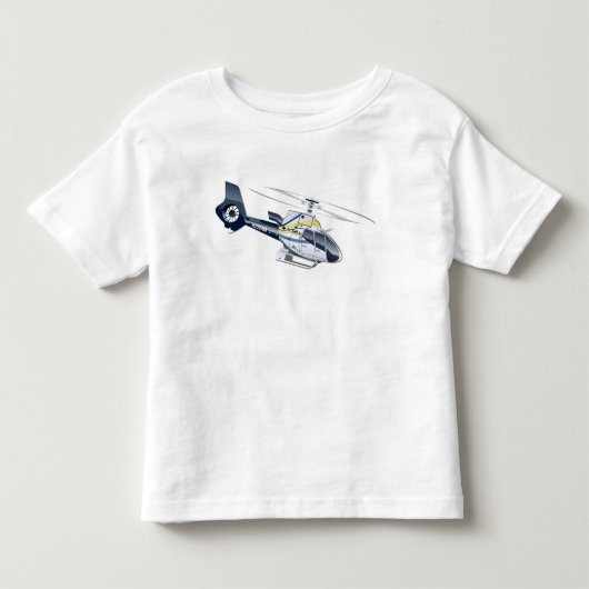 Cartoon Helikopter Kinder Shirts (Voorkant)