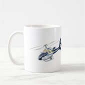 Cartoon Helikopter Koffiemok (Links)