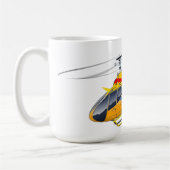 Cartoon Helikopter Koffiemok (Links)