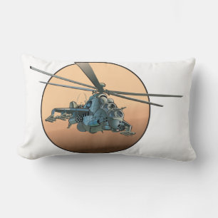 Cartoon helikopter kussen