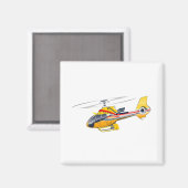 Cartoon Helikopter Magneet (Voorkant / Achterkant)