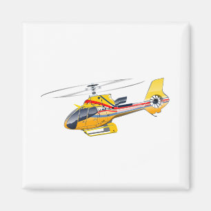 Cartoon Helikopter Magneet