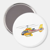 Cartoon Helikopter Magneet (Voorkant / Achterkant)
