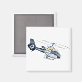Cartoon Helikopter Magneet (Voorkant / Achterkant)