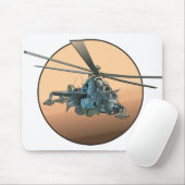 Cartoon helikopter muismat (Met muis)