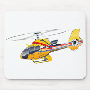 Cartoon Helikopter Muismat