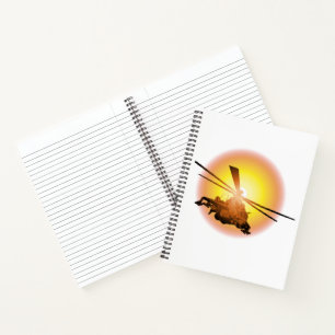 Cartoon Helikopter Notitieboek