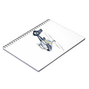 Cartoon Helikopter Notitieboek