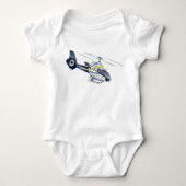 Cartoon Helikopter Romper (Voorkant)