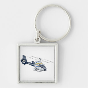 Cartoon Helikopter Sleutelhanger
