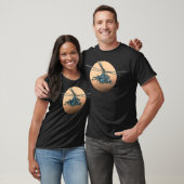 Cartoon helikopter t-shirt (Unisex)