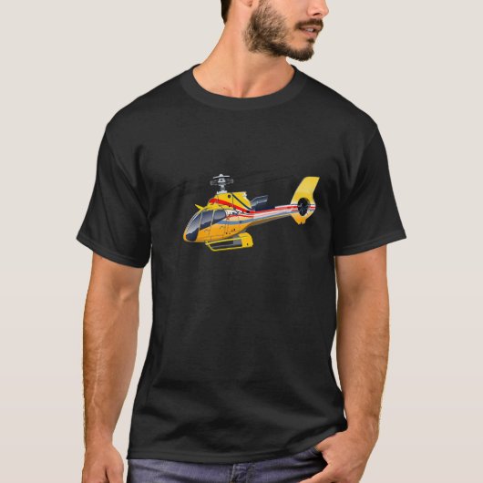 Cartoon Helikopter T-shirt (Voorkant)