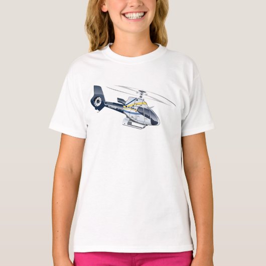 Cartoon Helikopter T-shirt (Voorkant)