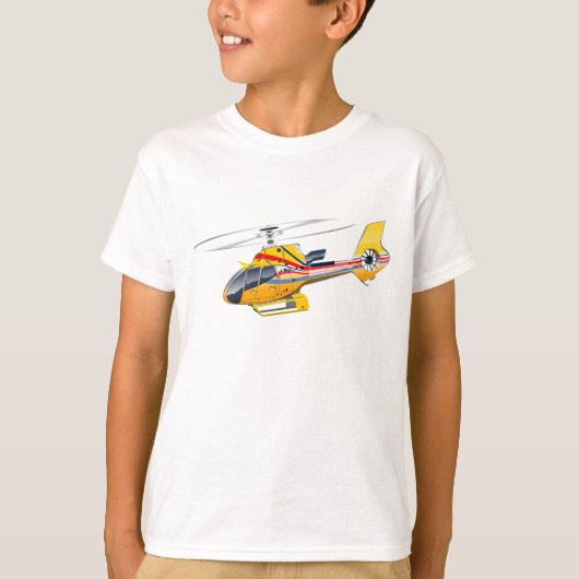 Cartoon Helikopter T-shirt (Voorkant)