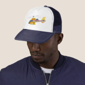 Cartoon Helikopter Trucker Pet (In situ)