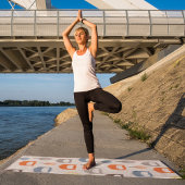 cartoon herfst Owls Yogamat