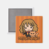Cartoon Hermione en Crookshanks Magneet (Voorkant / Achterkant)
