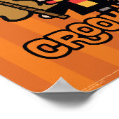 Cartoon Hermione en Crookshanks Poster (Hoek)