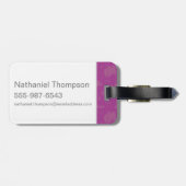 Cartoon Hermione en Ron Wingardium Leviosa Spell Bagagelabel (Achterkant horizontaal)