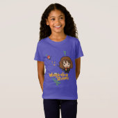 Cartoon Hermione en Ron Wingardium Leviosa Spell T-shirt (Voorkant volledig)