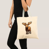 Cartoon hertenillustratie tote bag (Voorkant (product))