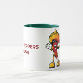 Cartoon hete pepers mok (Midden)