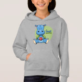 Cartoon Hippo | Kinder trui (Voorkant)