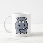 Cartoon Hippo Koffiemok (Links)