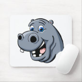 Cartoon Hippo Muismat (Met muis)