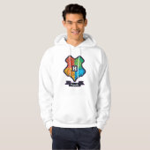 Cartoon Hogwarts Crest Hoodie (Voorkant volledig)