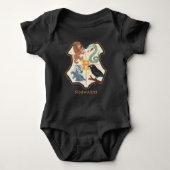 Cartoon Hogwarts Crest Romper (Voorkant)