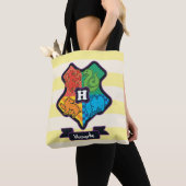Cartoon Hogwarts Crest Tote Bag (Dichtbij)