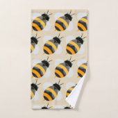 Cartoon Hommels Bad Handdoek (Handdoek)