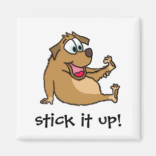 Cartoon hond magneet