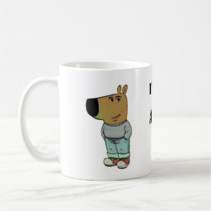 cartoon hond mok