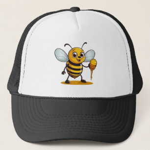 Cartoon Honey Bee Trucker Pet