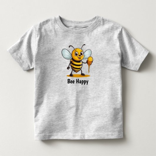 Cartoon Honingbij Kinder Shirts (Voorkant)