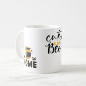 Cartoon, honingpot en tekst koffiemok (Voorkant links)