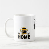 Cartoon, honingpot en tekst koffiemok (Links)