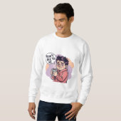 Cartoon Hoodie Trui (Voorkant volledig)