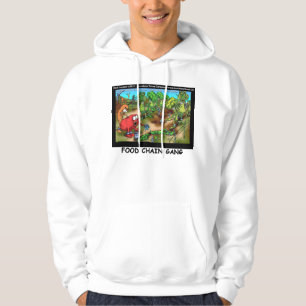Cartoon Hoodie van Rick Londo over de voedselketen